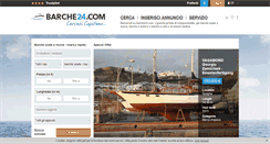 Desktop Screenshot of barche24.com